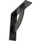 Ekena Millwork Bulwark Steel Bracket, Antiqued Pewter 2"W x 8"D x 8"H BKTM02X08X08BUAPW - alternate 1